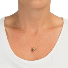 82%OFF 女性のネックレス （女性用）スタンレークリエーションズ14KゴールドLoveknotネックレス Stanley Creations 14K Gold Loveknot Necklace (For Women)画像